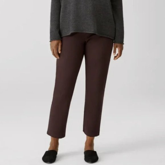 Eileen Fisher Pants - Eileen Fisher Slouchy Ankle Pants Cassis EUC M